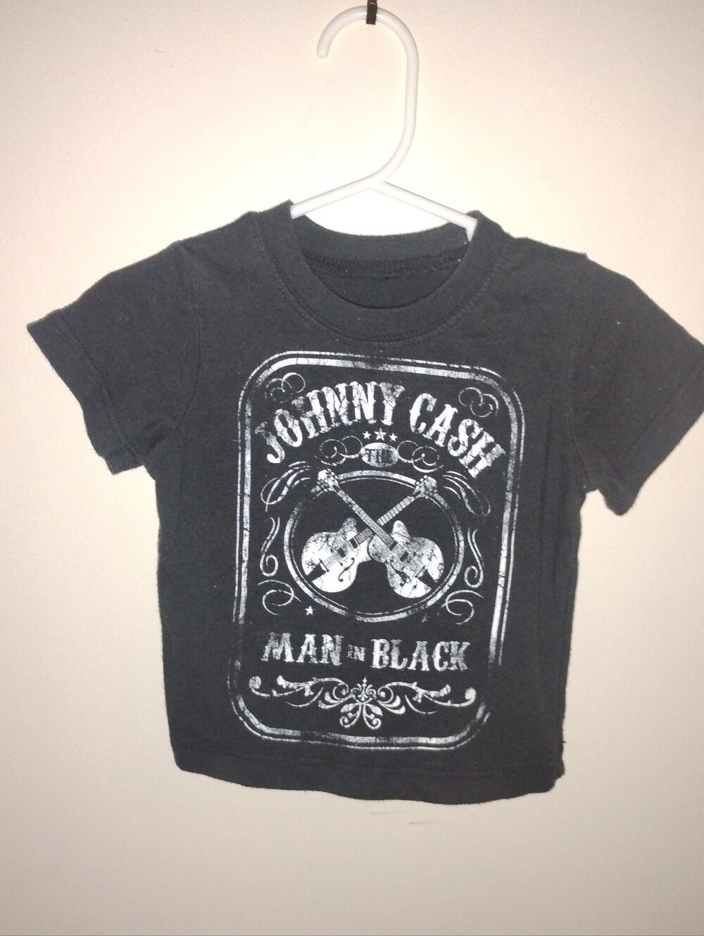Johnny Cash Man In Black Baby T-shirt